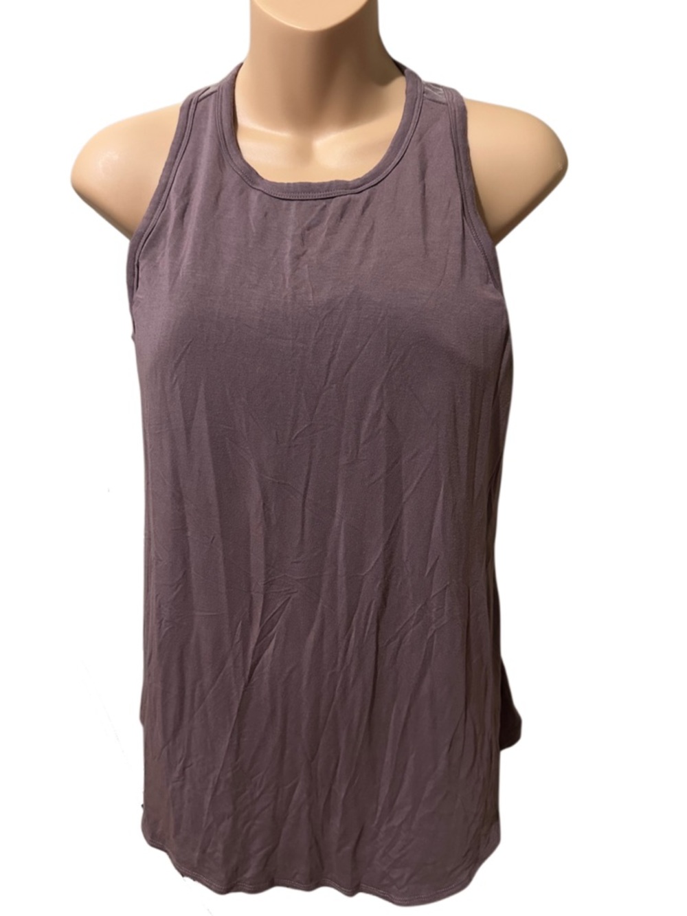 Shebird Everyday Tank Top Size 3 (M) Built-in Bra Brown Activewear